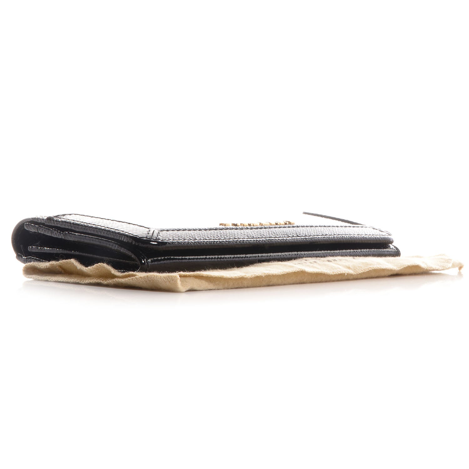 Burberry Patent London Continental Wallet Black 4 of 8