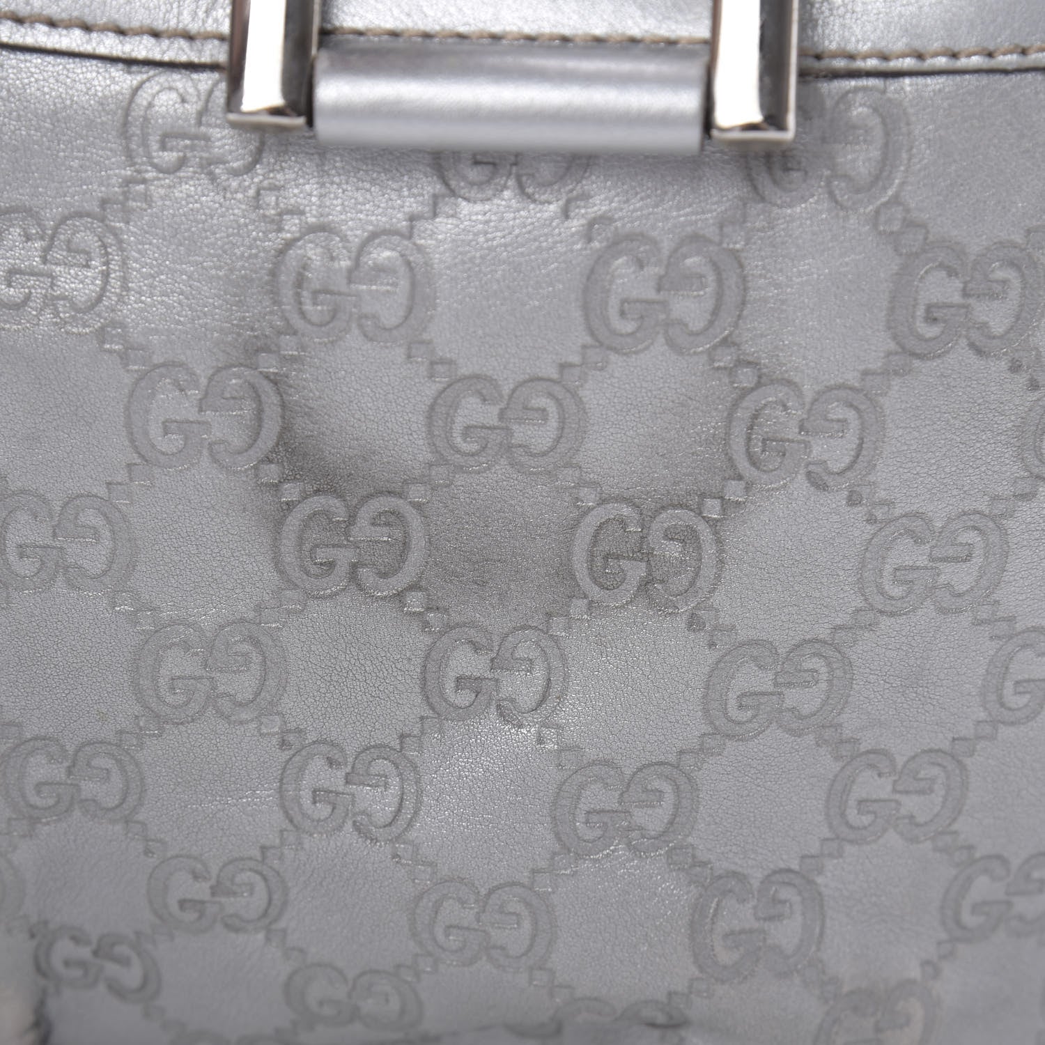 Gucci Guccissima Small D Ring Messenger Silver 13 of 19