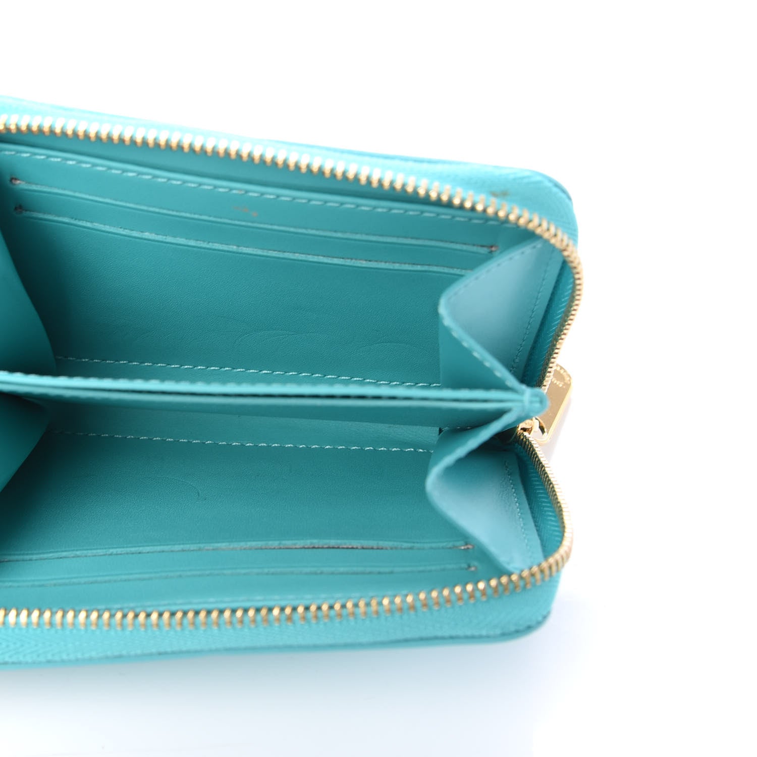 Louis Vuitton Vernis Zippy Coin Purse Blue Lagon 5 of 7