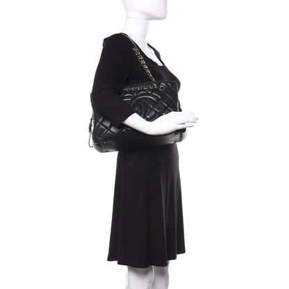 Chanel Caviar Quilted CC Timeless Soft Tote Black 2 of 13