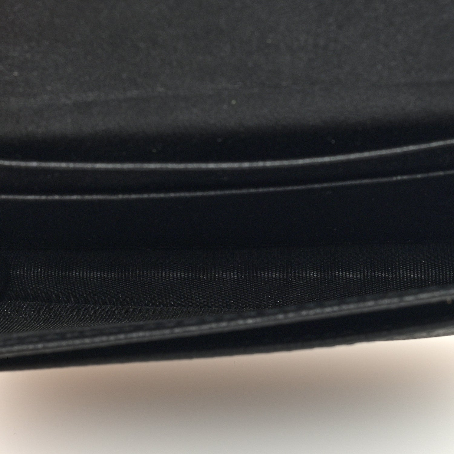 Christian Dior Grained Calfskin Saddle Card Holder Black 5 of 7