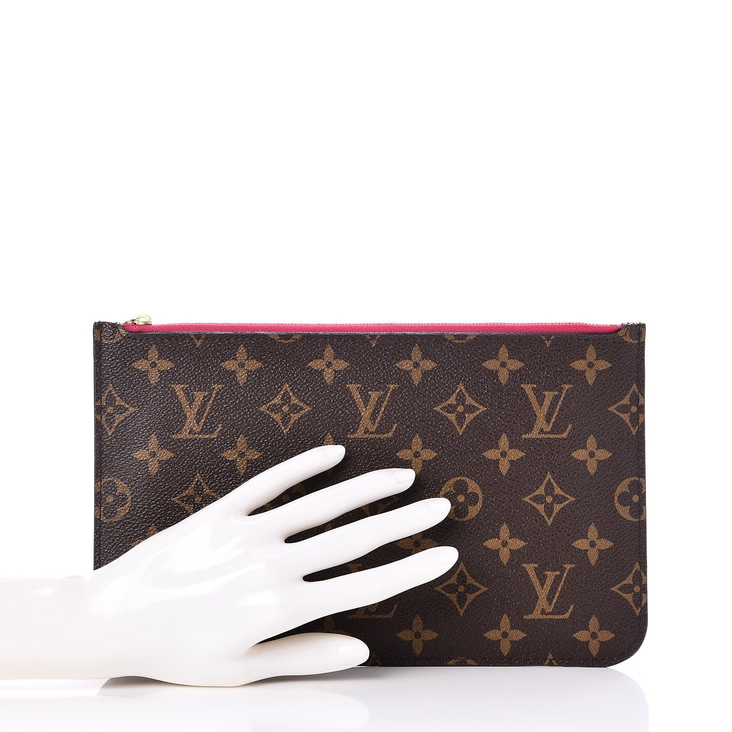 Louis Vuitton Monogram Neverfull MM GM Pochette Pivoine 2 of 8