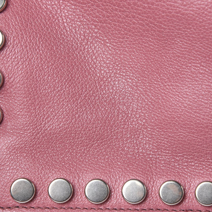 Prada Glace Calfskin Studded Etiquette Flap Loto Astrale 9 of 13