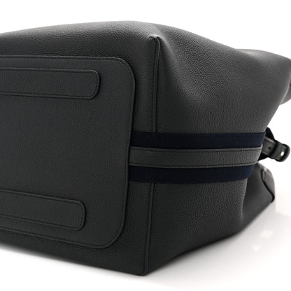 Loro Piana Grained Calfskin Large Bale Bag Navy Blue 10 of 10