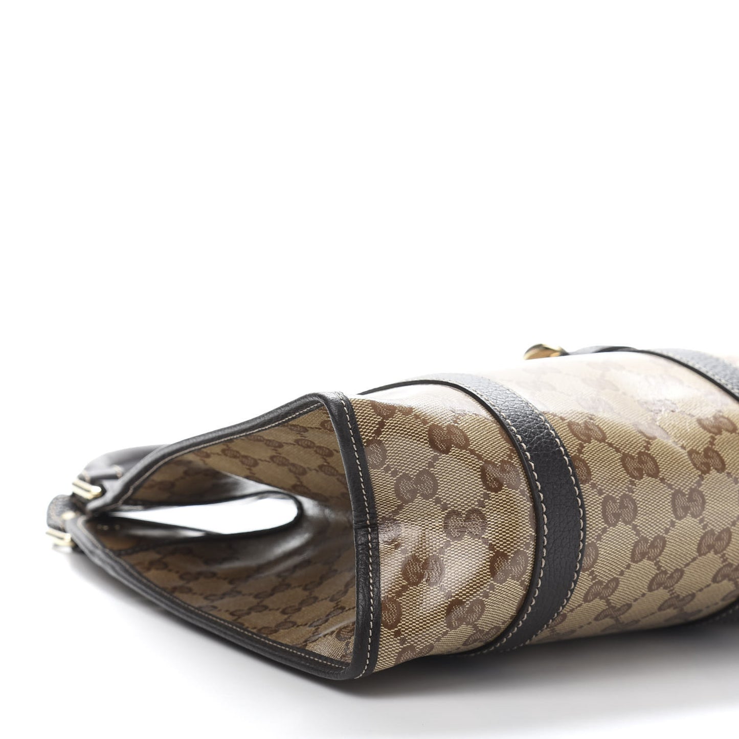 Crystal Monogram Medium Joy Shoulder Bag Dark Brown