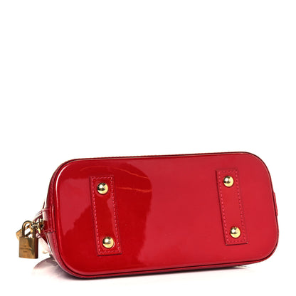 Louis Vuitton Vernis Alma BB Pomme D'Amour 4 of 15
