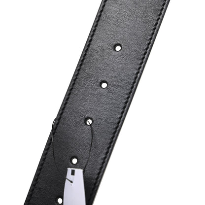 Gucci Plutone Calfskin Double G 40mm Belt 90 36 Black 4 of 5