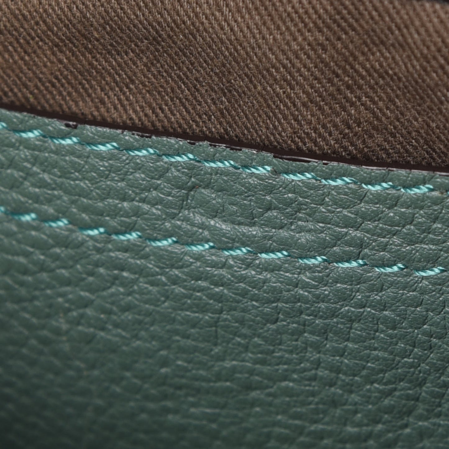 Calfskin Mini Marcie Round Crossbody Bag Eucalyptus