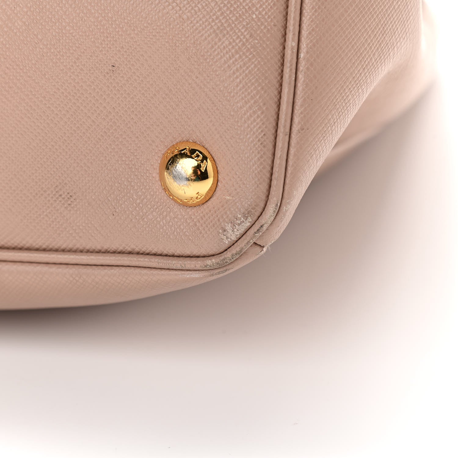 Prada Saffiano Lux Large Tote Cammeo 16 of 17