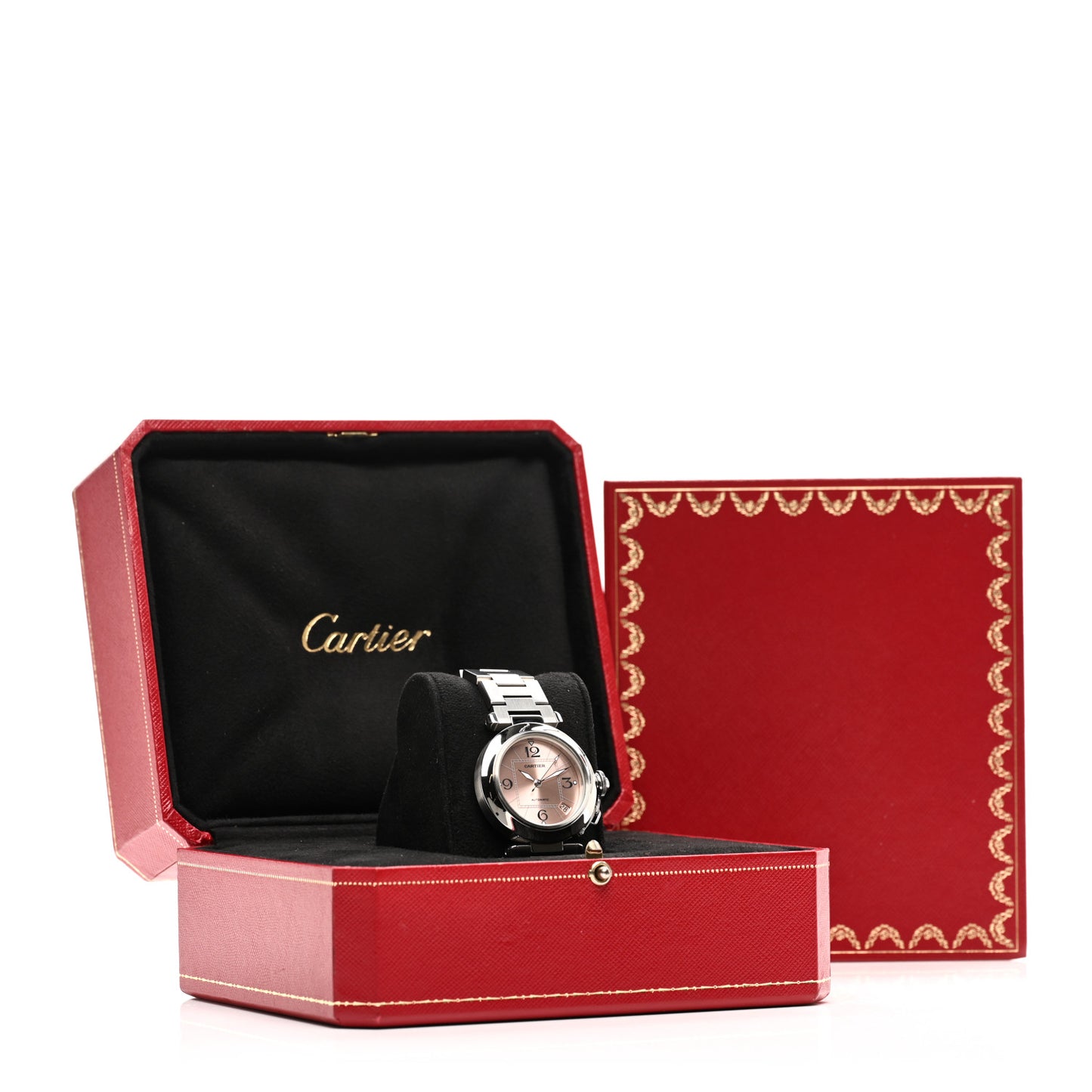Stainless Steel 35mm Pasha Automatic Watch Pink