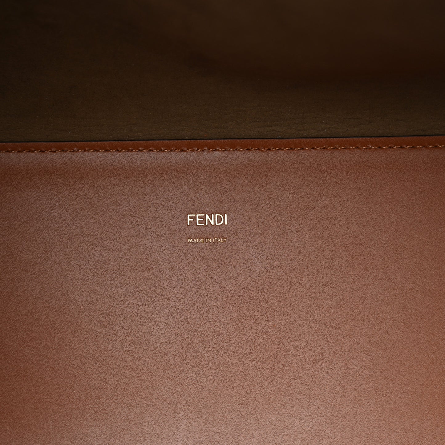 Vitello King Plexiglass Medium Fendi Sunshine Shopper Tote Cuoio