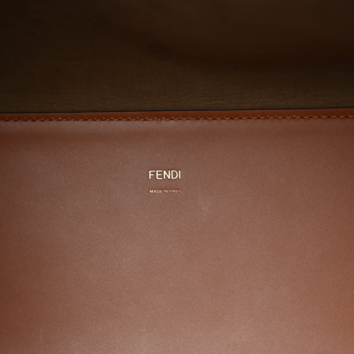 Fendi Vitello King Plexiglass Medium Fendi Sunshine Shopper Tote Cuoio 6 of 12