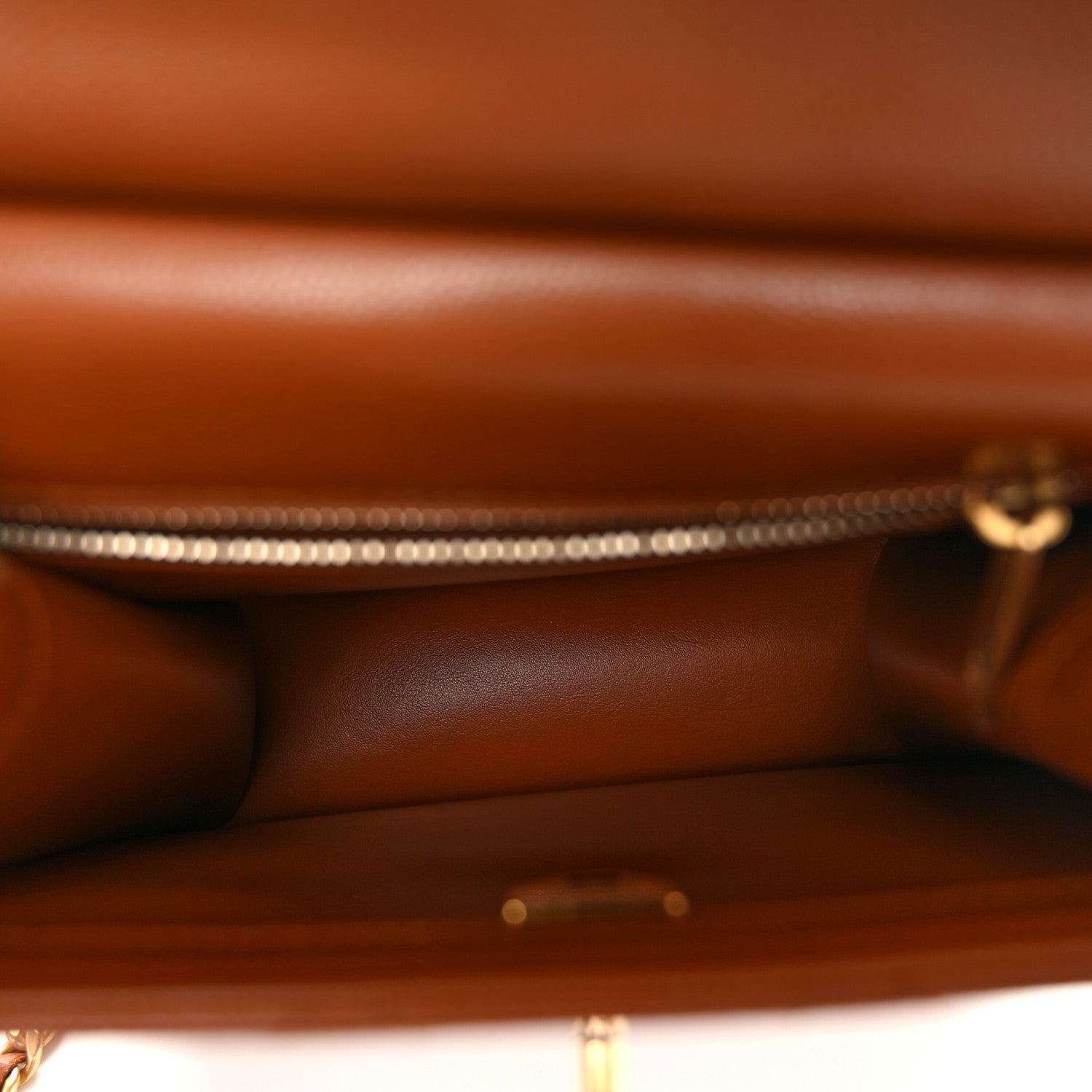 Chanel Caviar Quilted Small Chain Frame Flap Light Brown 5 of 11