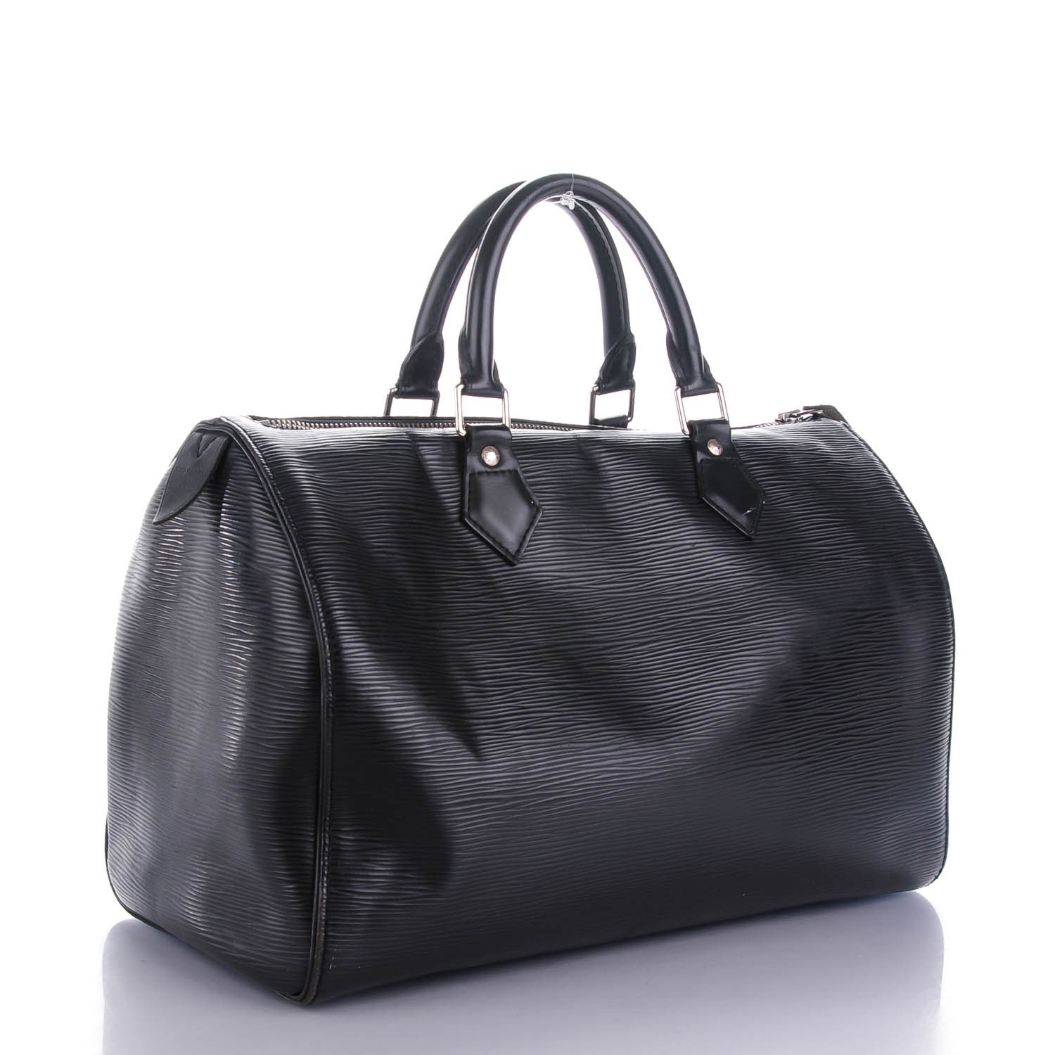 Louis Vuitton Epi Speedy 30 Black 3 of 8