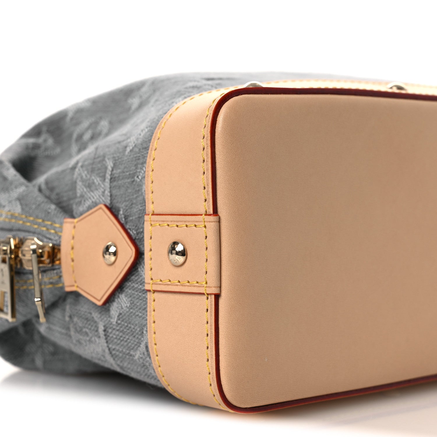 Louis Vuitton Monogram Denim Cosmetic Pouch GM Cloudy Cloudy Grey 8 of 11