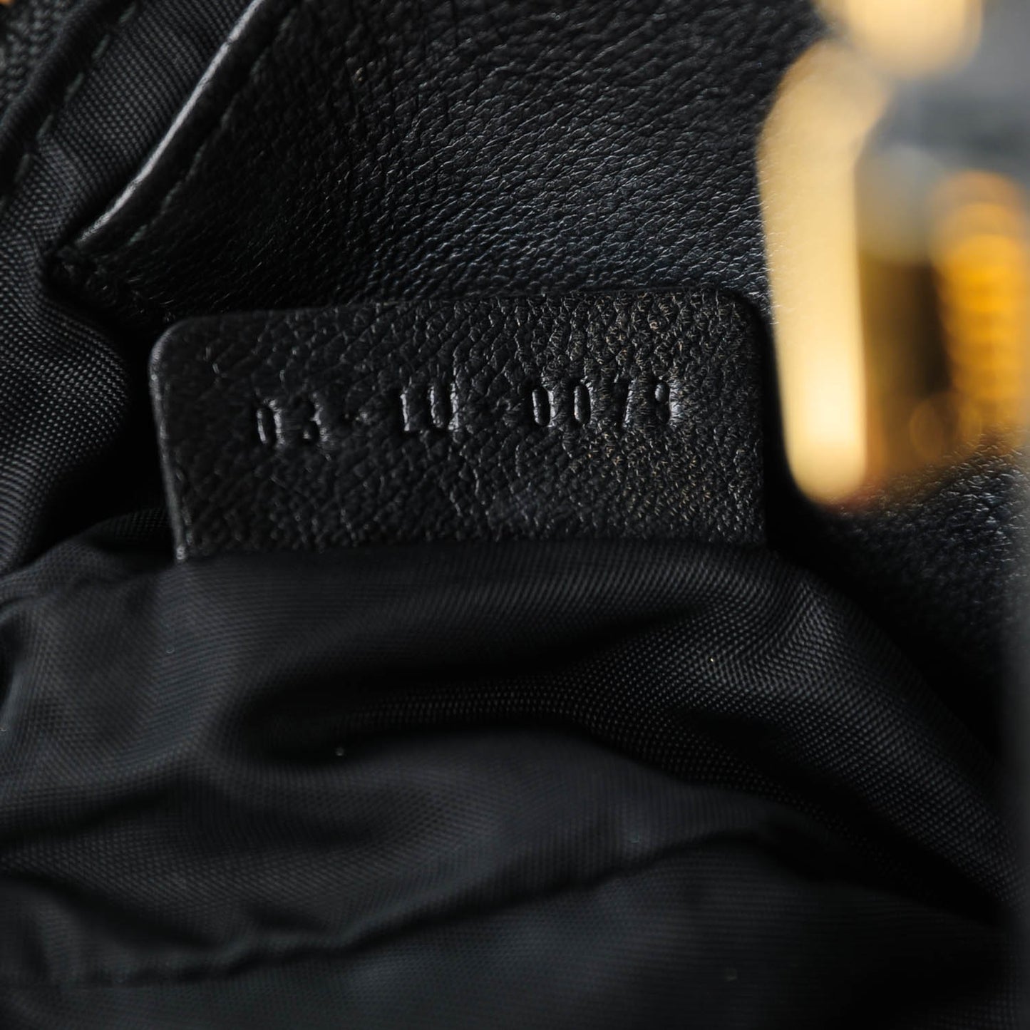 Lambskin Cannage Lady Dior Clutch Black