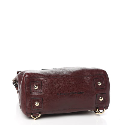 Mulberry Natural Leather Cara Delevigne Convertible Satchel Oxblood 3 of 10