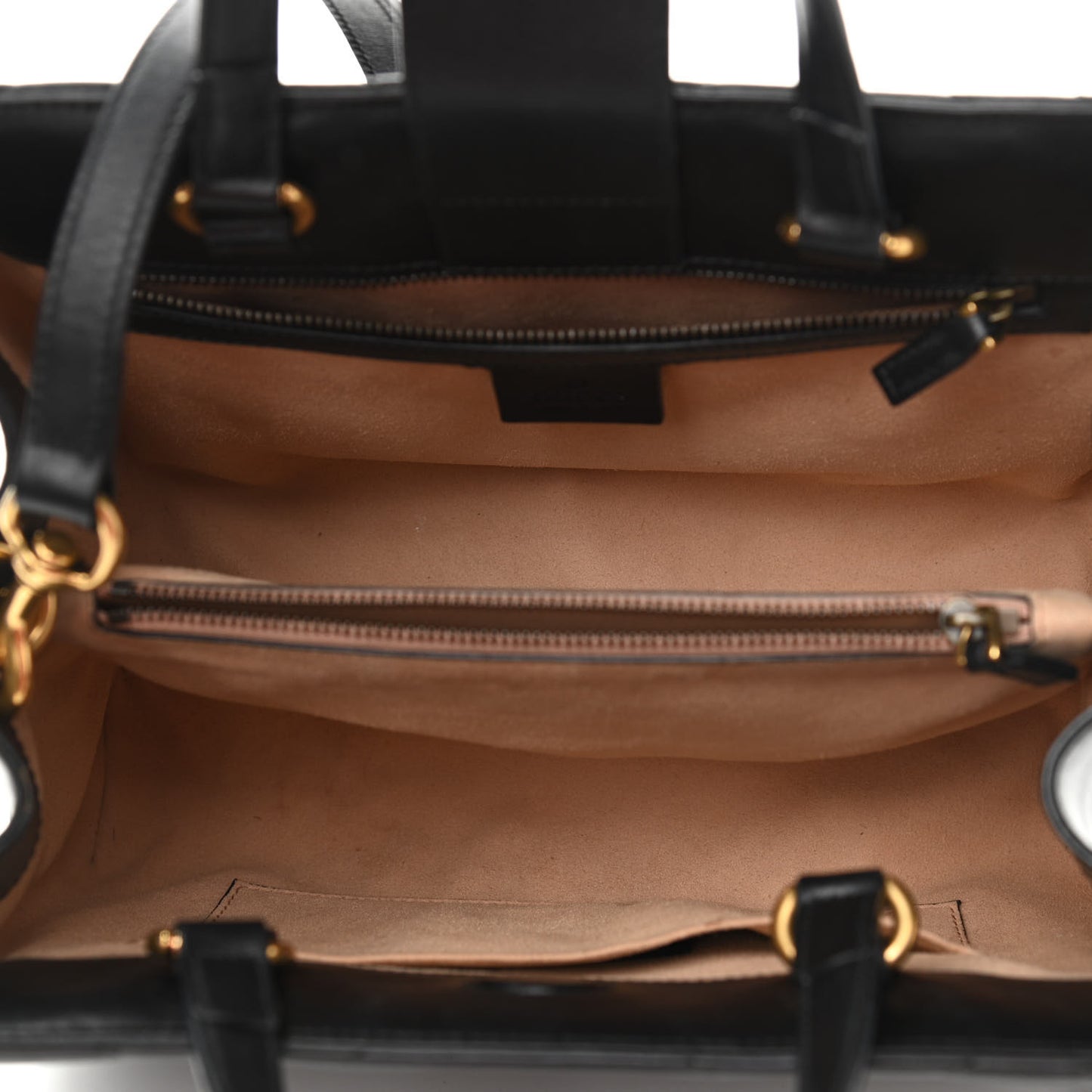Calfskin Matelasse Small GG Marmont Tote Black