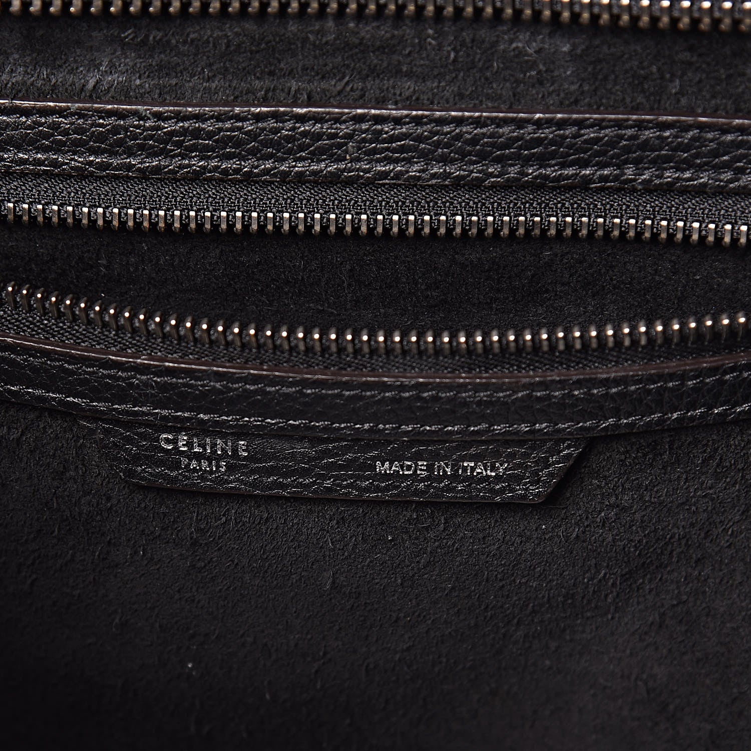Celine Drummed Calfskin Mini Luggage Black 8 of 20