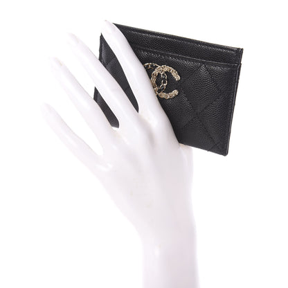 Chanel Caviar Quilted French New Wave Card Holder Black 2 of 8