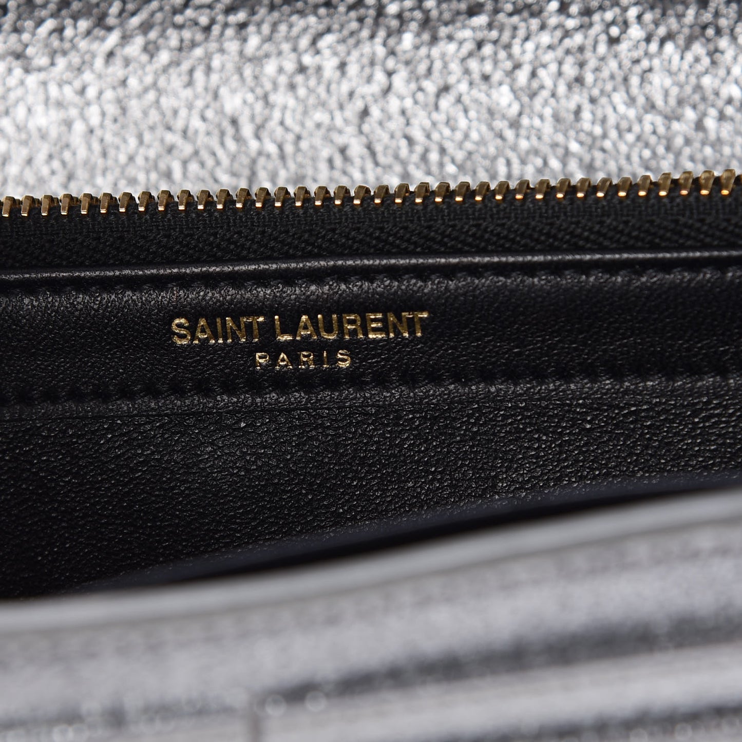 Grain De Poudre Classic Monogram Cassandre Wallet Silver