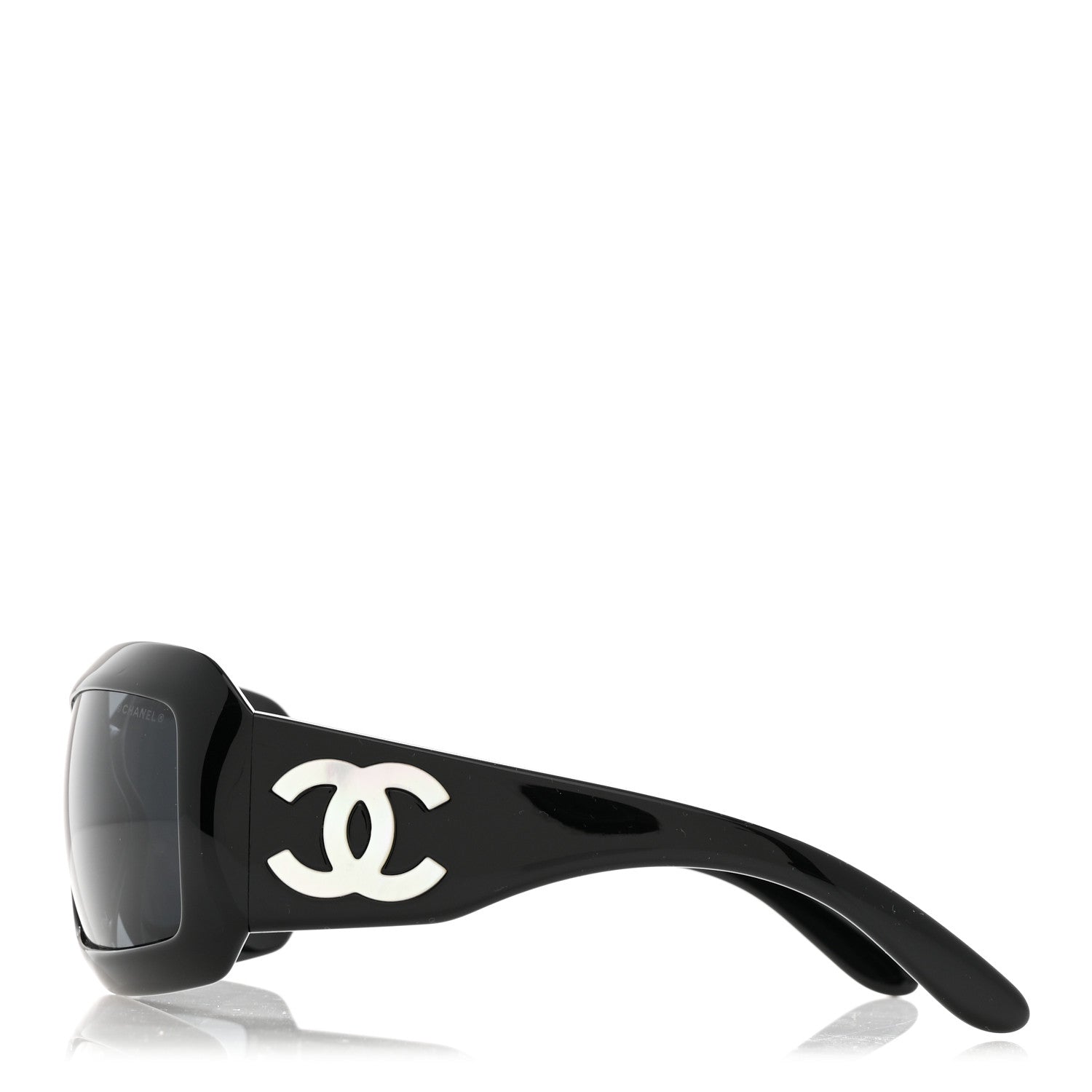 Chanel Mother of Pearl CC Sunglasses 5076-H Black 3 of 8
