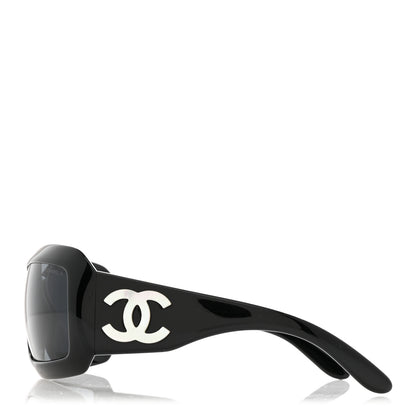 Chanel Mother of Pearl CC Sunglasses 5076-H Black 3 of 8