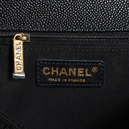 Chanel Caviar Quilted New Medium Boy Flap Black 7 of 9