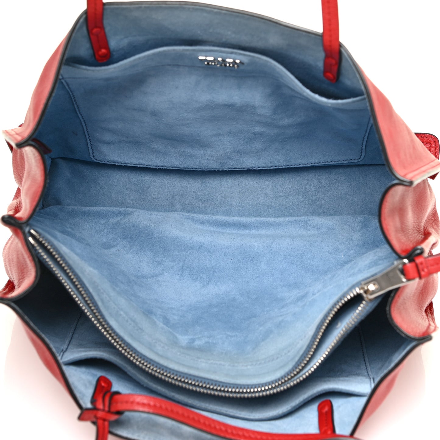 Glace Calf Etiquette Tote Fuoco