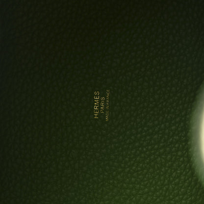Hermes Taurillon Clemence Picotin Lock 18 PM Vert Yucca 6 of 11