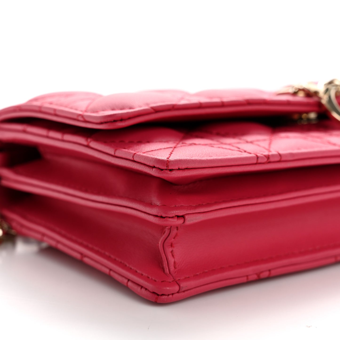 Lambskin Cannage Mini My Dior Bag Passion Pink