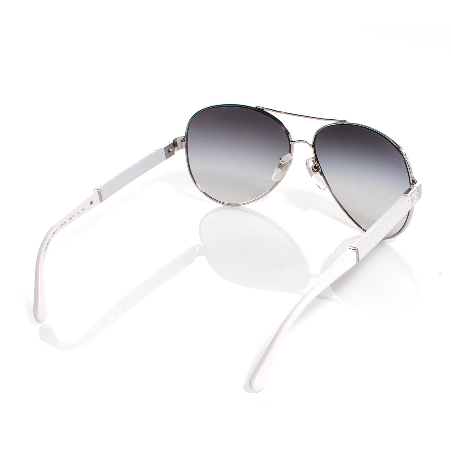 Chanel Aviator 4195 Sunglasses White 2 of 5