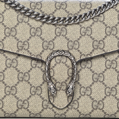 Gucci GG Supreme Monogram Mini Dionysus Chain Wallet Beige Taupe 10 of 10