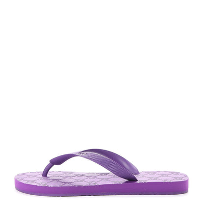 Gucci Rubber Guccissima Bedlam Thong Sandals 37 Purple 1 of 10