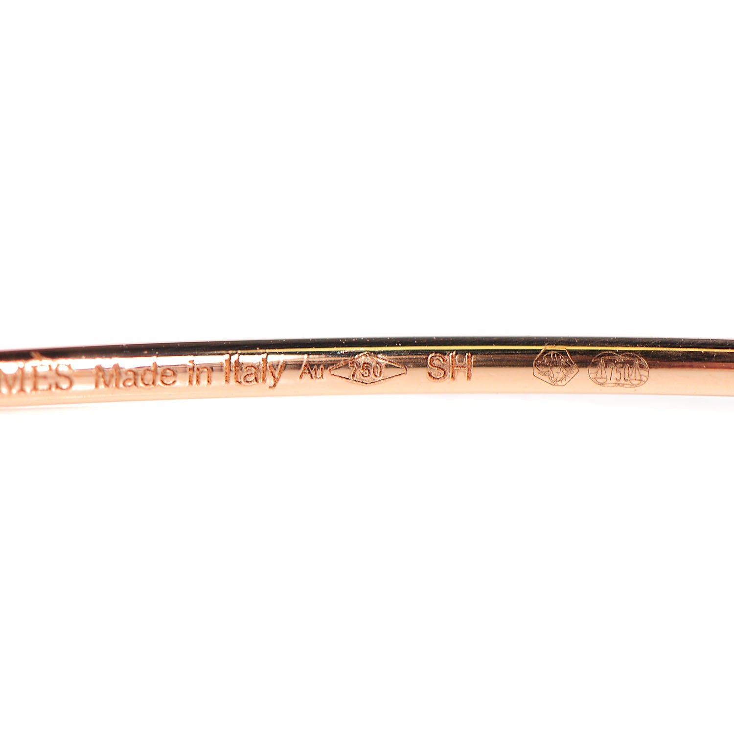 Hermes 18K Rose Gold Chaine D'Ancre Passerelle Bracelet PM Small 13 of 13
