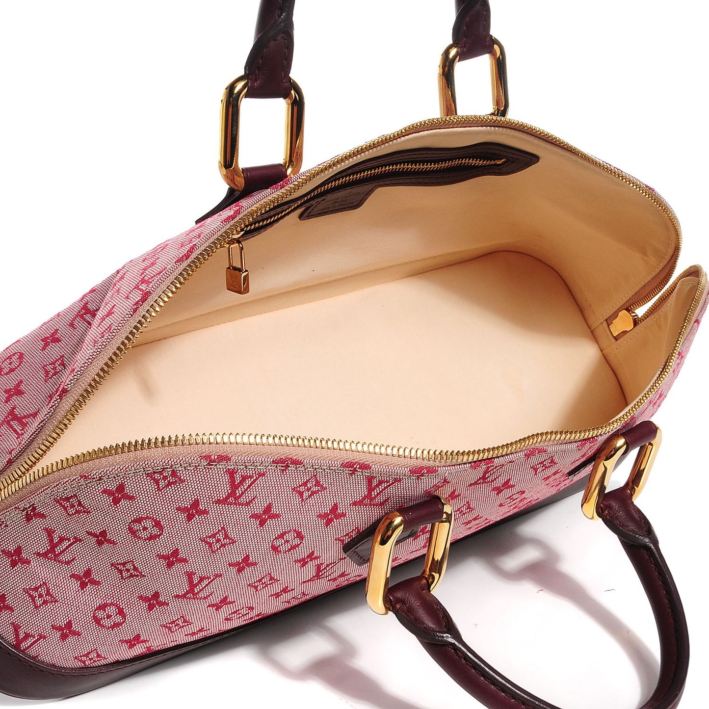 Mini Monogram Alma Long Cherry