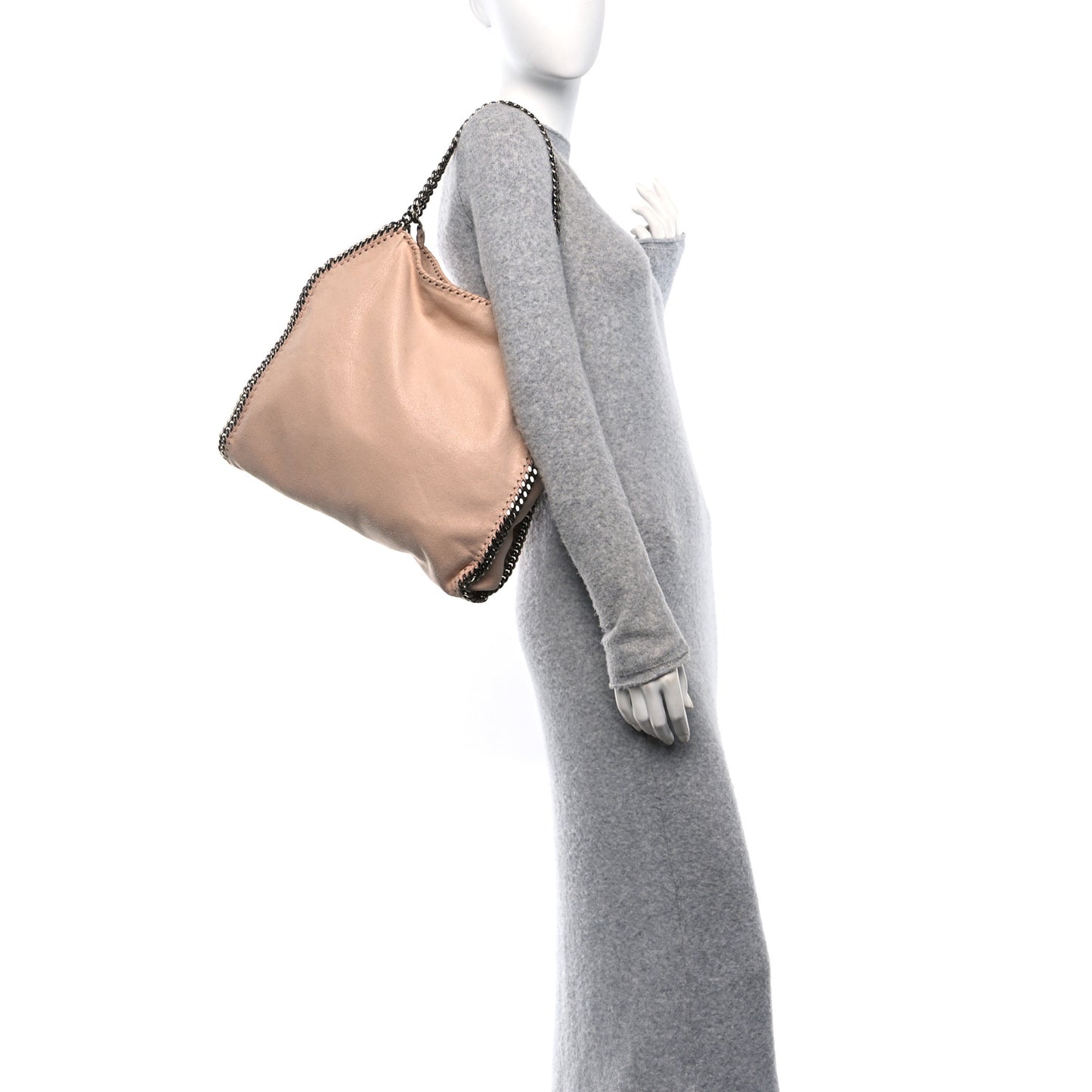 Shaggy Deer Small Falabella Tote Powder