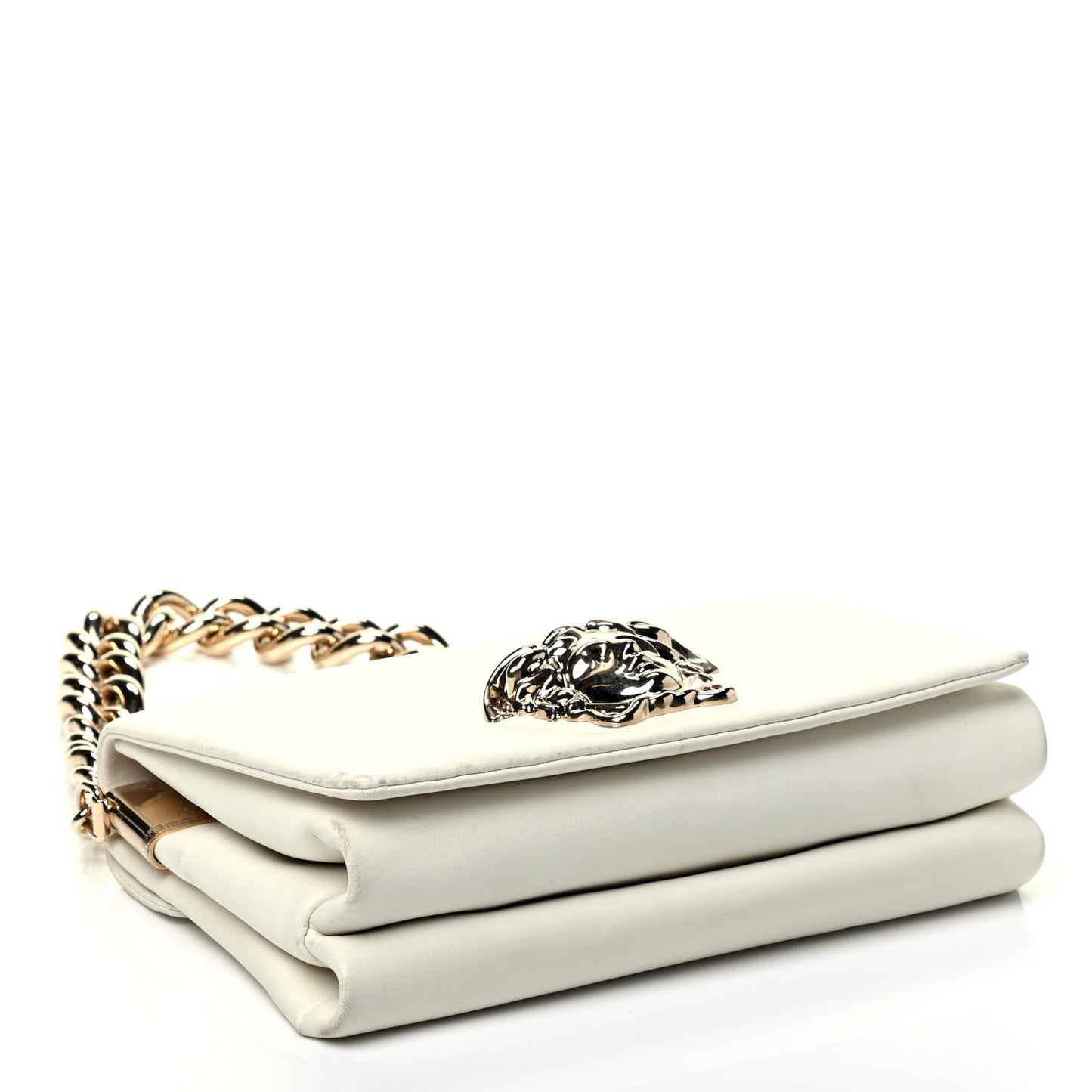 Nappa Palazzo Sultan Shoulder Bag White