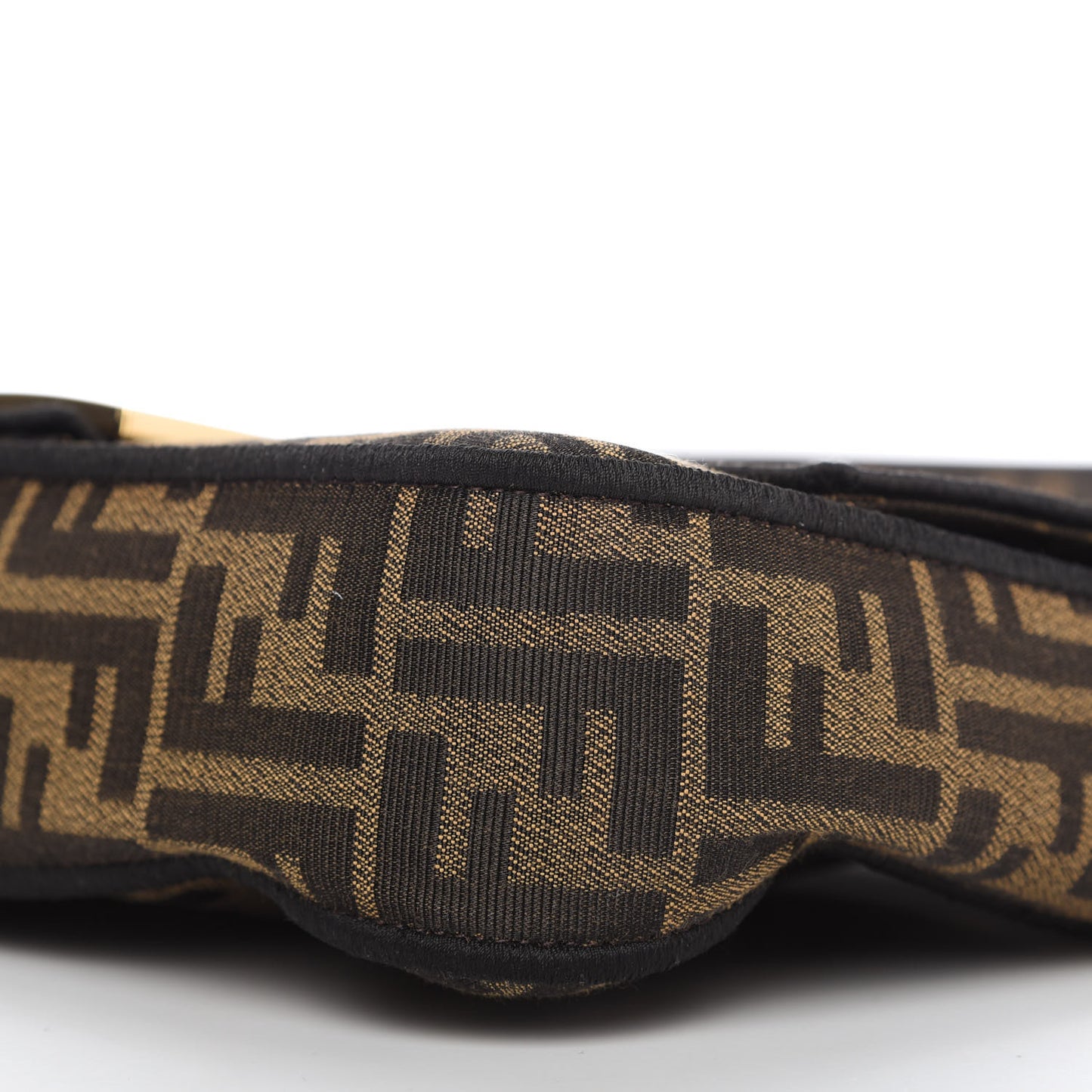 Fabric Jacquard FF 1974 Medium Baguette Tobacco Moro Black