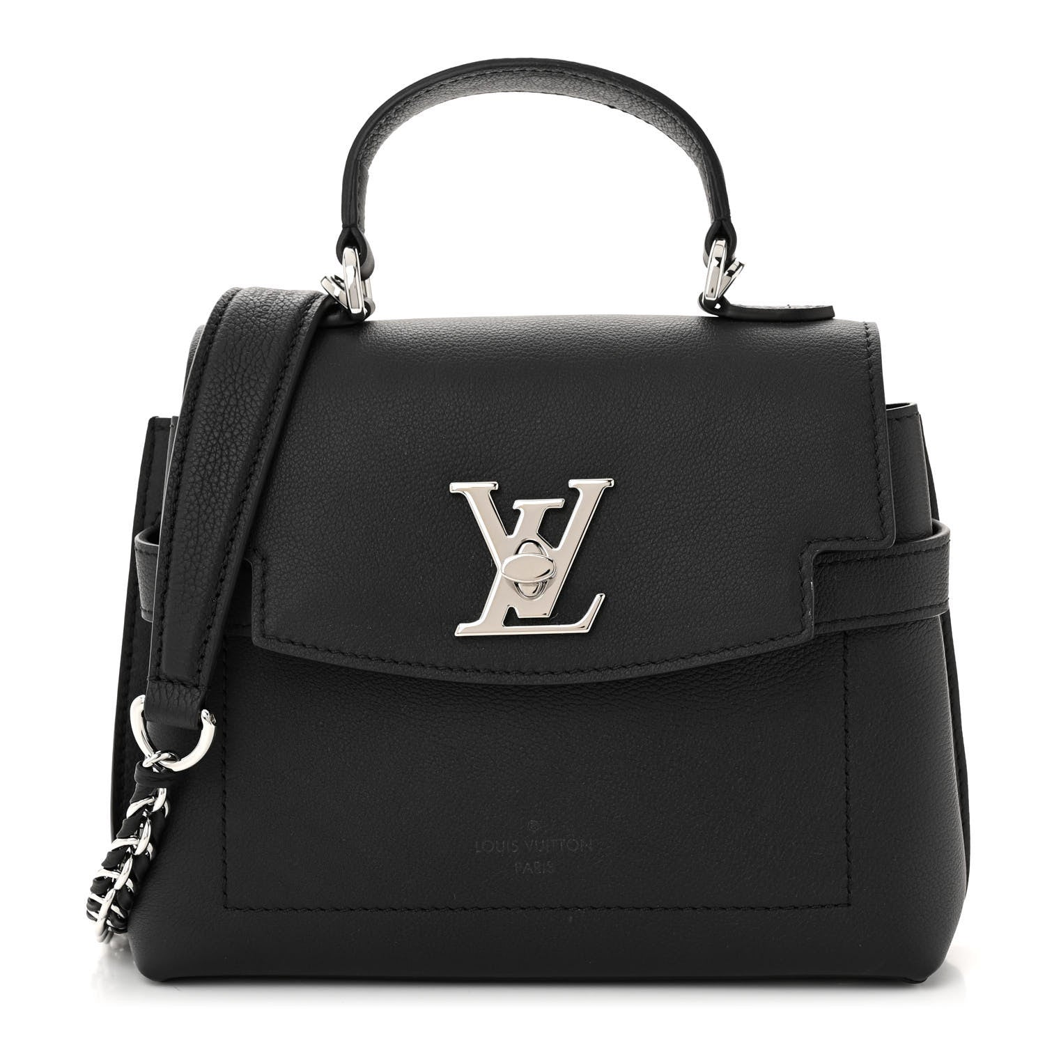 Louis Vuitton Calfskin Lockme Ever Mini Black 1 of 9