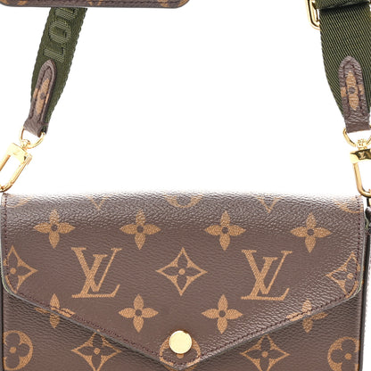 Louis Vuitton Monogram Felicie Strap & Go Kaki 7 of 9