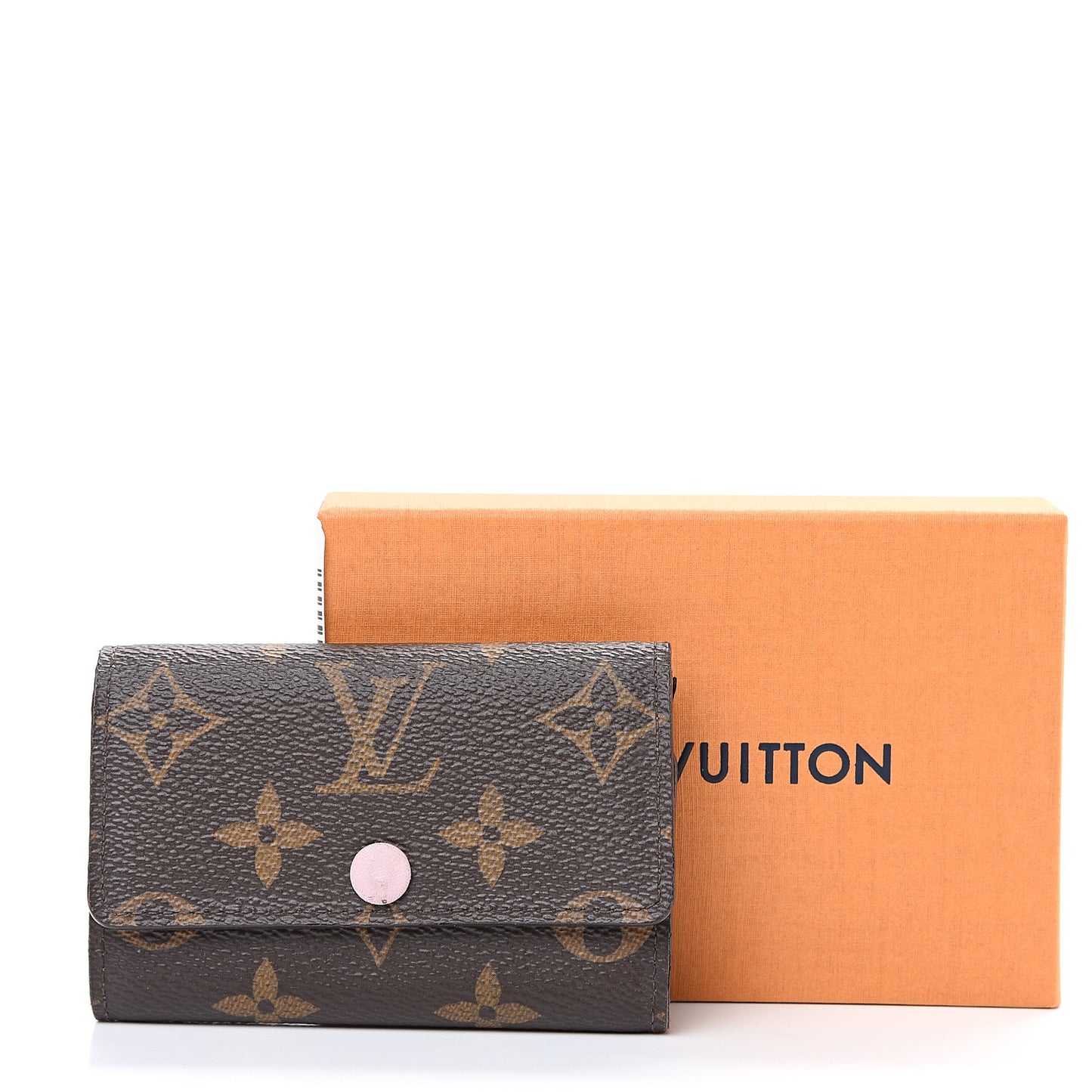 Monogram Multicles 6 Key Holder Rose Ballerine