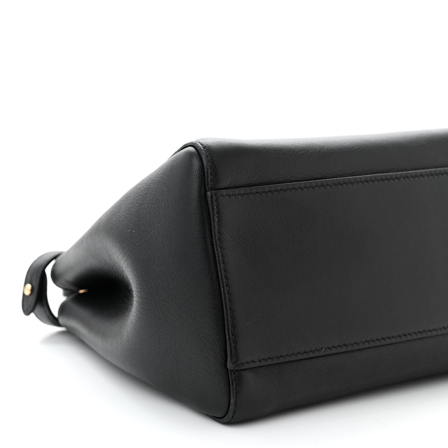 Fendi Nappa Mini Peekaboo Iconic Satchel Black 10 of 11
