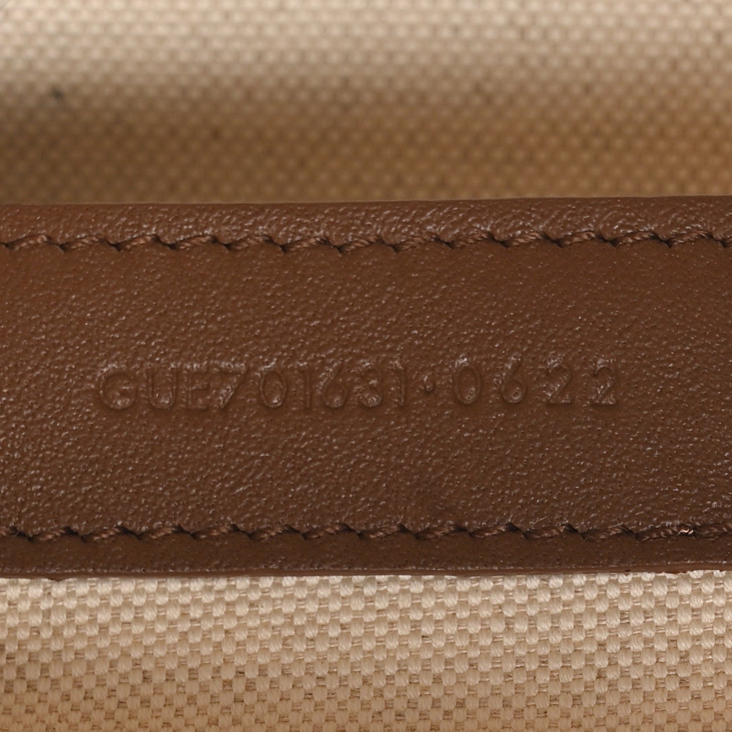 Shearling Suede Monogram Joe Nano Bucket Bag Dark Cigar Natural Beige