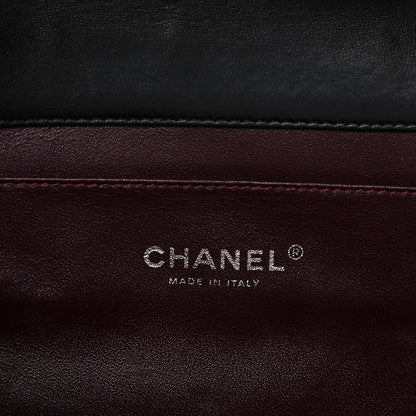 Chanel Lambskin Quilted Clutch With Chain Flap Black 6 of 14