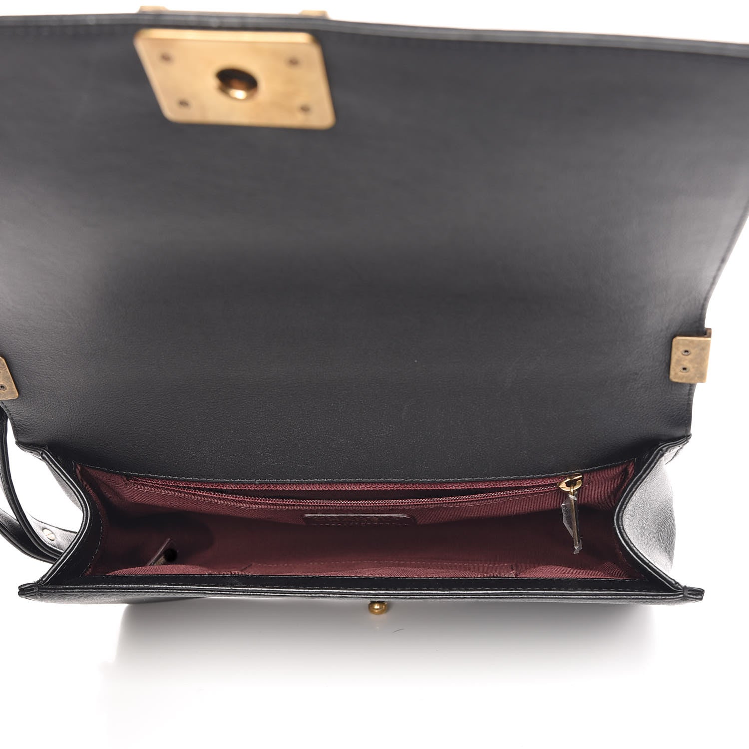 Chanel Goat Hair New Medium Celtic Boy Flap Black 5 of 11