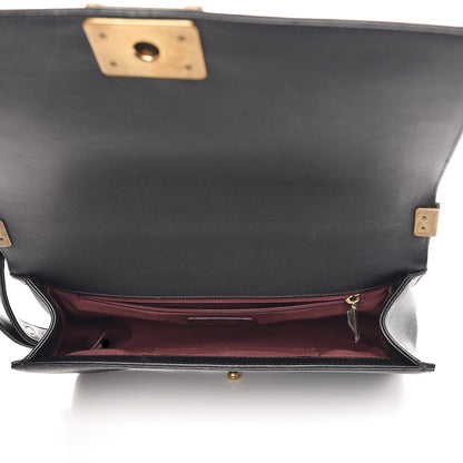 Chanel Goat Hair New Medium Celtic Boy Flap Black 5 of 11