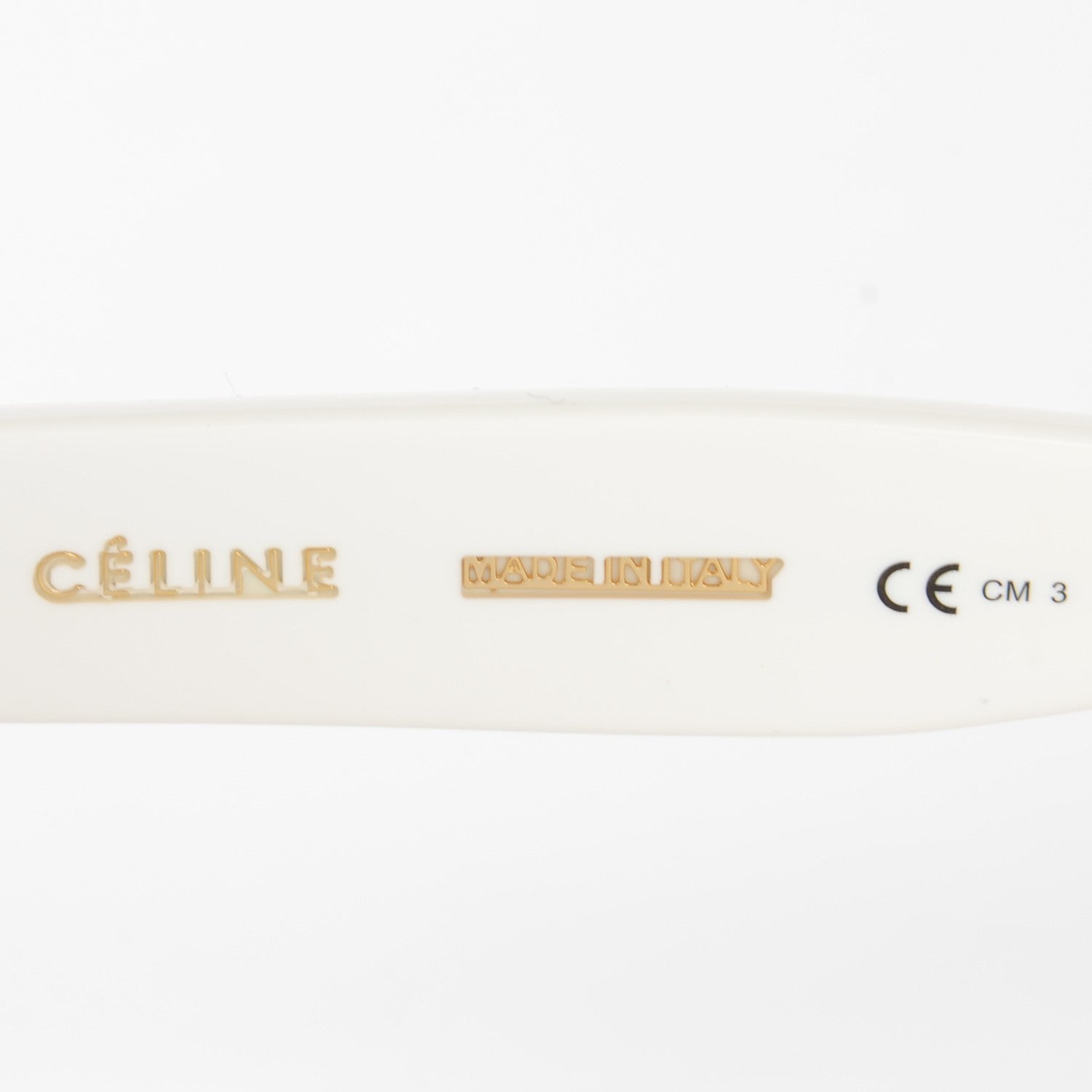 Celine Polarized Audrey Sunglasses CL41755 White 8 of 12