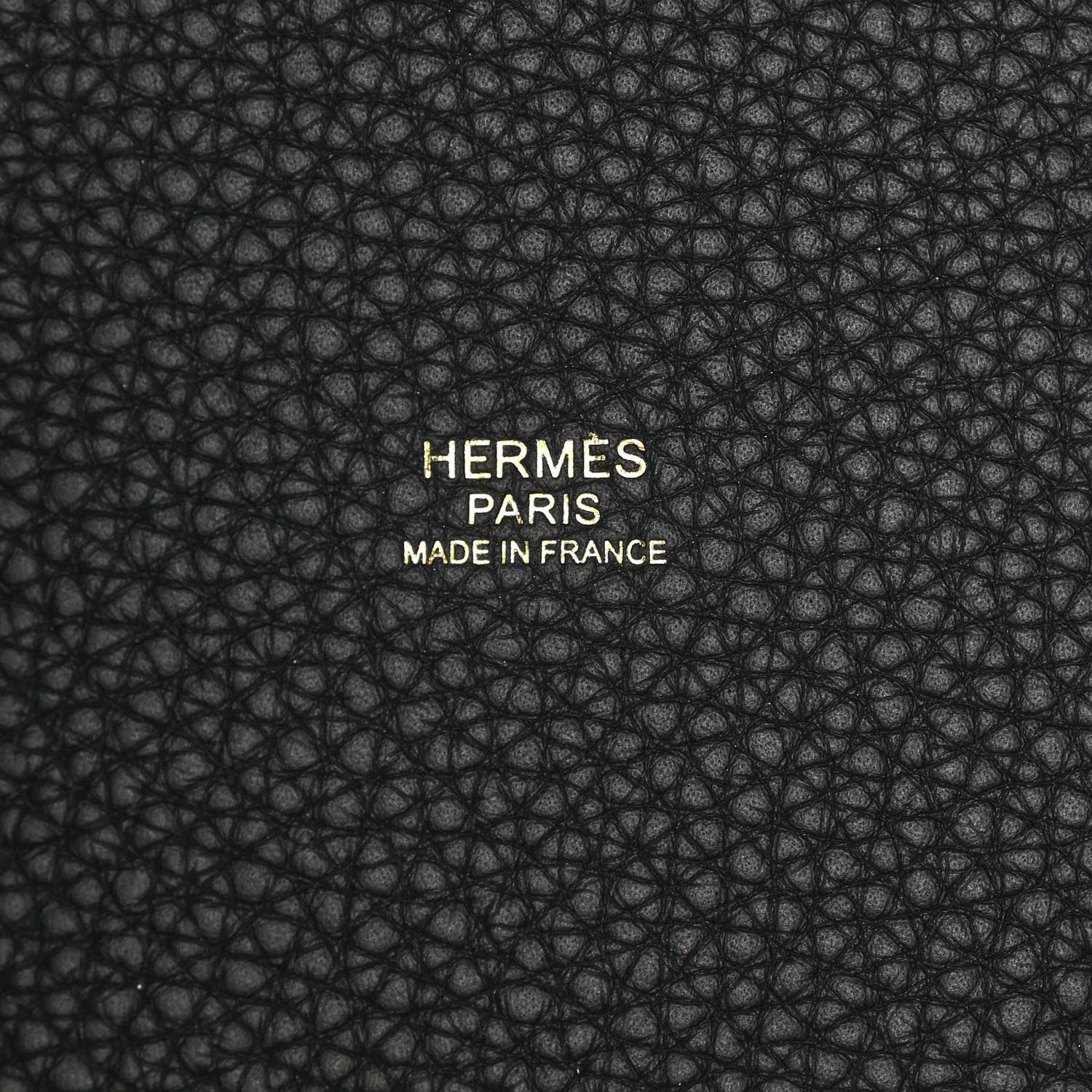 Hermes Taurillon Clemence Casaque Picotin Lock 22 MM Vert Cypres Bleu Nuit Black 6 of 12