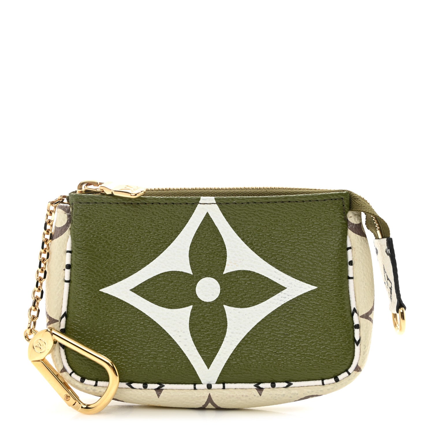 Louis Vuitton Monogram Giant Micro Pochette Accessories Kaki White 1 of 8